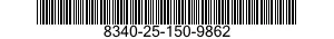 8340-25-150-9862 ROLLER,TENT DOOR SPAR 8340251509862 251509862