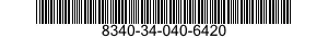 8340-34-040-6420 STRAP,TIE DOWN TENT 8340340406420 340406420
