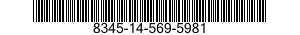 8345-14-569-5981 STREAMER,WARNING 8345145695981 145695981