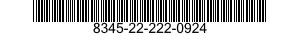 8345-22-222-0924 FLAG,INDIVIDUAL 8345222220924 222220924