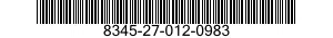 8345-27-012-0983 EMBLEM,INDIVIDUAL AUTOMOBILE PLATE 8345270120983 270120983