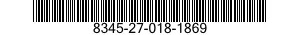 8345-27-018-1869 EMBLEM,INDIVIDUAL AUTOMOBILE PLATE 8345270181869 270181869