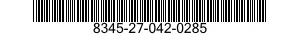 8345-27-042-0285 EMBLEM,INDIVIDUAL AUTOMOBILE PLATE 8345270420285 270420285