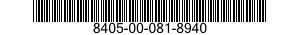 8405-00-081-8940  8405000818940 000818940
