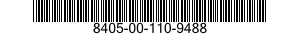 8405-00-110-9488 TROUSERS,MEN'S 8405001109488 001109488