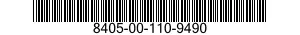 8405-00-110-9490 TROUSERS,MEN'S 8405001109490 001109490
