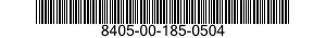 8405-00-185-0504  8405001850504 001850504