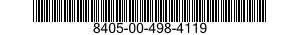 8405-00-498-4119 OVERCOAT,MAN'S 8405004984119 004984119