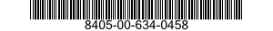 8405-00-634-0458  8405006340458 006340458