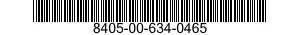 8405-00-634-0465  8405006340465 006340465