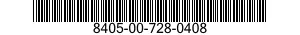 8405-00-728-0408  8405007280408 007280408