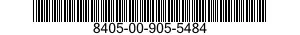 8405-00-905-5484 TROUSERS,MEN'S 8405009055484 009055484