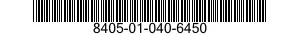 8405-01-040-6450 COAT,MAN'S 8405010406450 010406450