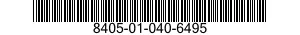 8405-01-040-6495 COAT,MAN'S 8405010406495 010406495