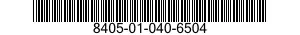 8405-01-040-6504 COAT,MAN'S 8405010406504 010406504