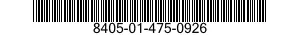 8405-01-475-0926 SHIRT,MAN'S 8405014750926 014750926