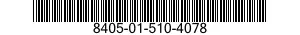 8405-01-510-4078 COAT,MAN'S 8405015104078 015104078