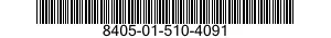 8405-01-510-4091 COAT,MAN'S 8405015104091 015104091