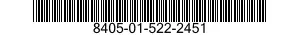 8405-01-522-2451 COVERALLS,UTILITY 8405015222451 015222451