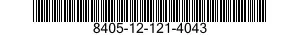 8405-12-121-4043  8405121214043 121214043