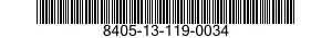 8405-13-119-0034 CAP,SERVICE 8405131190034 131190034