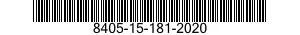 8405-15-181-2020 UNIFORM,MAN'S 8405151812020 151812020