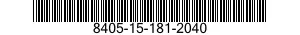 8405-15-181-2040 UNIFORM,MAN'S 8405151812040 151812040