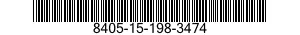 8405-15-198-3474 UNIFORM,MAN'S 8405151983474 151983474