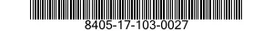 8405-17-103-0027 JACKET,MAN'S 8405171030027 171030027