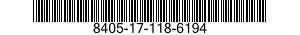 8405-17-118-6194 HAT,UTILITY 8405171186194 171186194