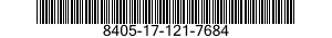 8405-17-121-7684 VEST,MAN'S 8405171217684 171217684