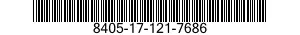 8405-17-121-7686 VEST,MAN'S 8405171217686 171217686