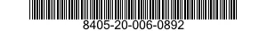 8405-20-006-0892 HAT,SERVICE 8405200060892 200060892