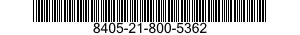 8405-21-800-5362 COVER,SERVICE CAP 8405218005362 218005362
