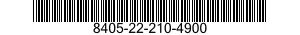 8405-22-210-4900 TROUSERS,MENS 8405222104900 222104900