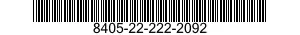 8405-22-222-2092  8405222222092 222222092