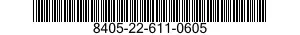 8405-22-611-0605 VEST,MAN'S 8405226110605 226110605