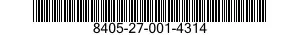8405-27-001-4314 RAINCOAT,MAN'S 8405270014314 270014314