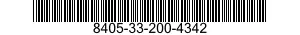 8405-33-200-4342 UNIFORM,MAN'S 8405332004342 332004342