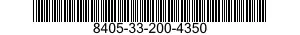 8405-33-200-4350 UNIFORM,MAN'S 8405332004350 332004350