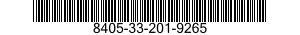 8405-33-201-9265 COVERALLS,UTILITY 8405332019265 332019265