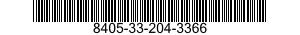 8405-33-204-3366 UNIFORM,MAN'S 8405332043366 332043366