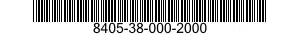 8405-38-000-2000 JACKET,MAN'S 8405380002000 380002000