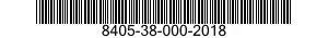 8405-38-000-2018 SHIRT,MAN'S 8405380002018 380002018