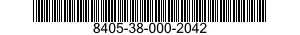 8405-38-000-2042 SHIRT,MAN'S 8405380002042 380002042