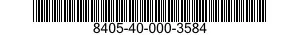 8405-40-000-3584 SHIRT,MAN'S 8405400003584 400003584