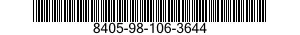 8405-98-106-3644 JACKET,MAN'S 8405981063644 981063644