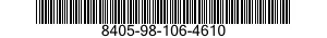 8405-98-106-4610 JACKET,MAN'S 8405981064610 981064610