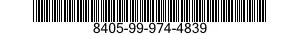 8405-99-974-4839 COAT,MAN'S 8405999744839 999744839