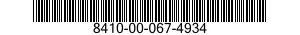 8410-00-067-4934  8410000674934 000674934